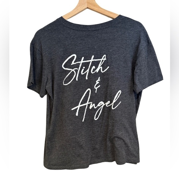 Disney Stitch and Angel Gray Short Sleeve T-Shirt Size XS - Picture 6 of 10